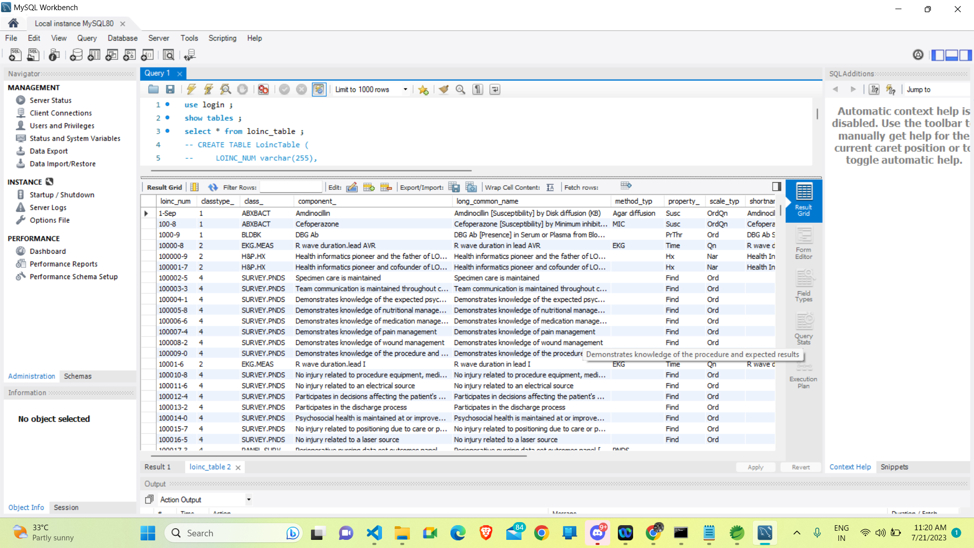 Loinc_MySql_table